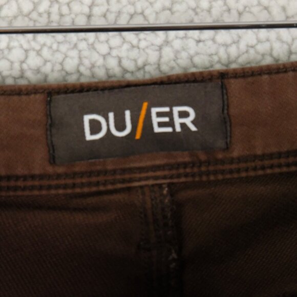 DUER Jeans Mens 32X34 Brown N2X Relaxed Tapered Performance Denim Stretch - Picture 9 of 14